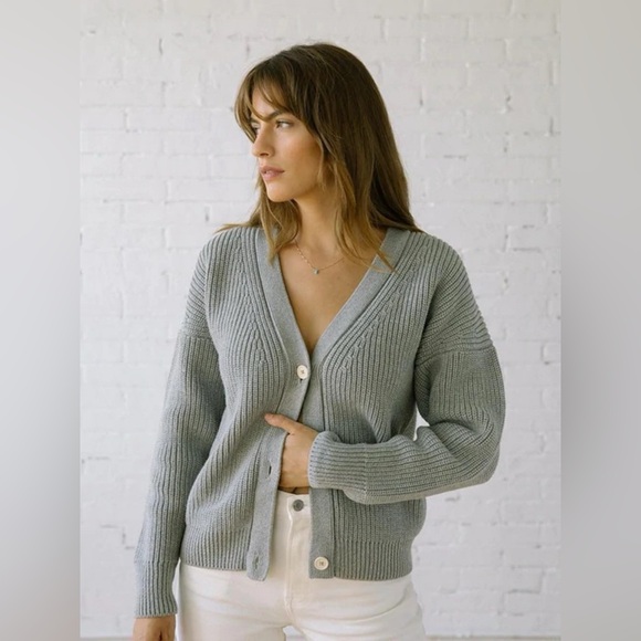 Tradlands Sweaters - Tradlands Shelter Cardigan Grey